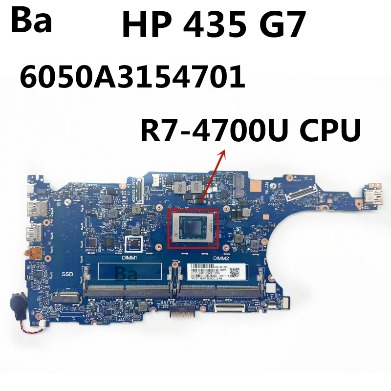 Amd Cpu Ryzen 7 - Voor Hp Probook X360 435 G7