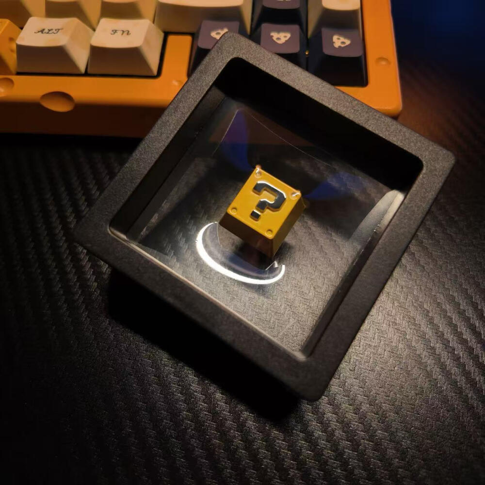 Gaming Keyboard Nearby - Retro 8-Bit Pixel Vraagtekentje Metalen Keycap