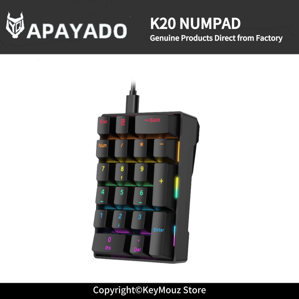 K20 Mini draagbaar mechanisch  - Keyboard Gaming Blue Switch recensie en prijs
