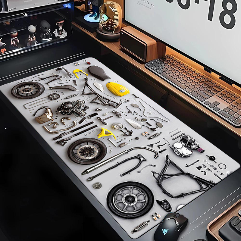 Demontagediagram Rubberen muis - Gaming Keyboard Nearby recensie en prijs