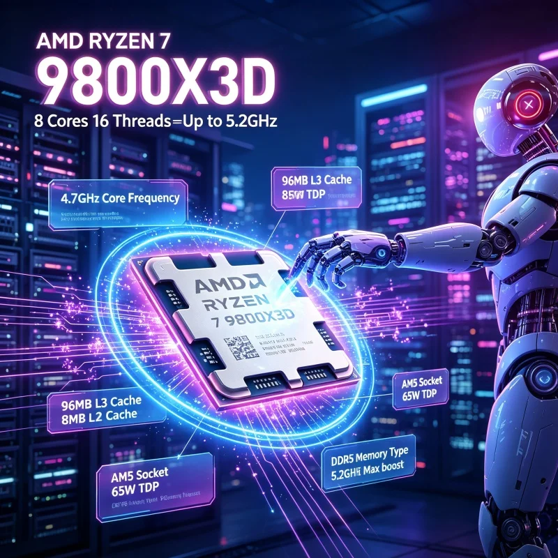 AMD Ryzen 7 9800X3D Content Cr - Amd Cpu Ryzen 7 recensie en prijs