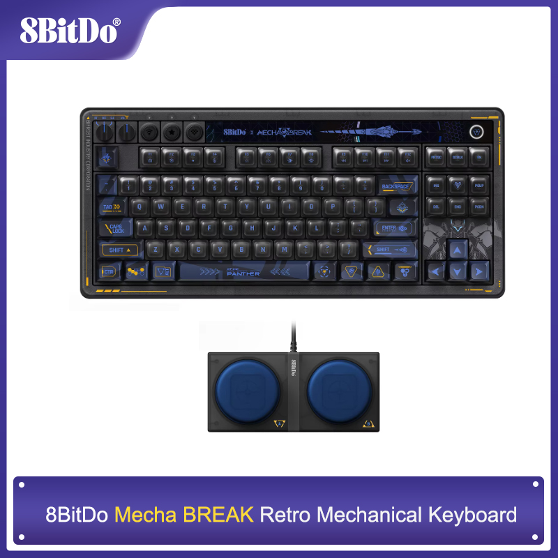 8BitDo Retro 87 mechanisch toe - Gaming Keyboard Hot Swappable recensie en prijs