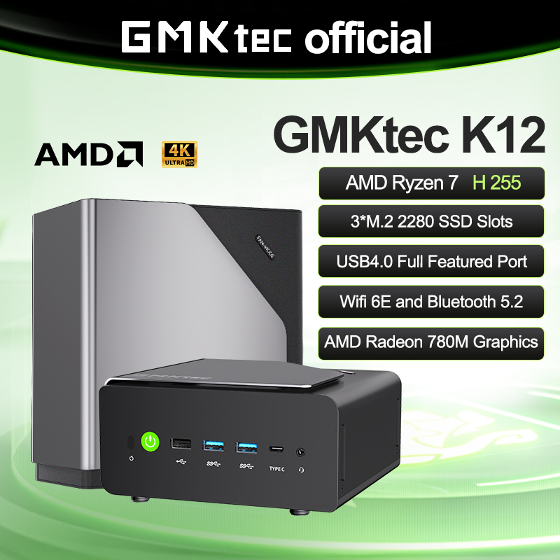 GMKtec K12 Mini-pc AMD Ryzen ™ - Amd Cpu Ryzen 7 recensie en prijs